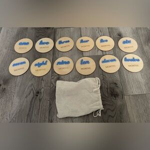 Wooden Monthly Milestone Discs